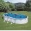 Piscine Acier H-Sol Blanche CLASSIC 7.44x3.99 1.32