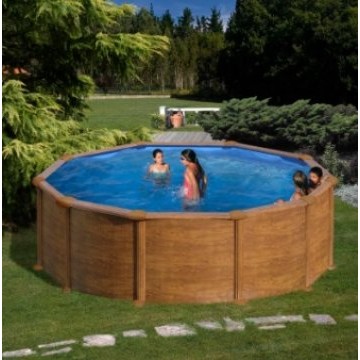 Piscine HorsSol Acier Décobois CLASSIC Ø5.70m 1.32