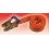 Sangle PE cliquet jaune rouge 25mmx5m 800kg