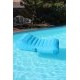 Matelas piscine polyester/pvc WAVE Turquoise